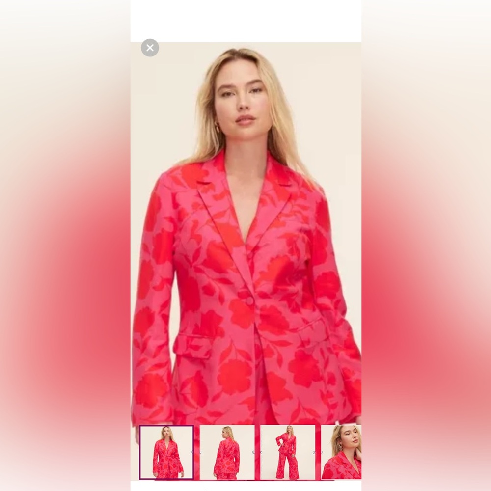 Women's Classic Rose Blazer - kate spade New York Target Red Pink-NWOT